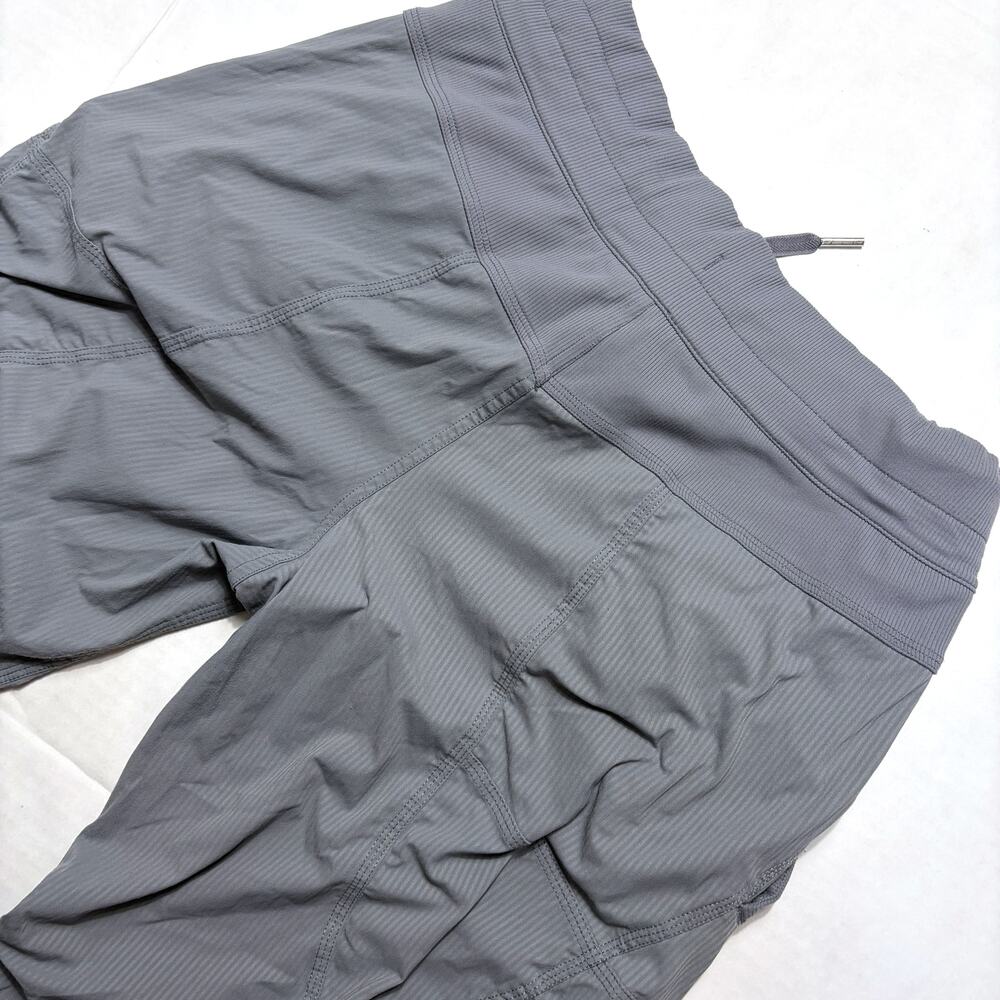 Lululemon Dance Studio Pants Gray Size 6 Drawstring Ruched Hem - Picture 7 of 14